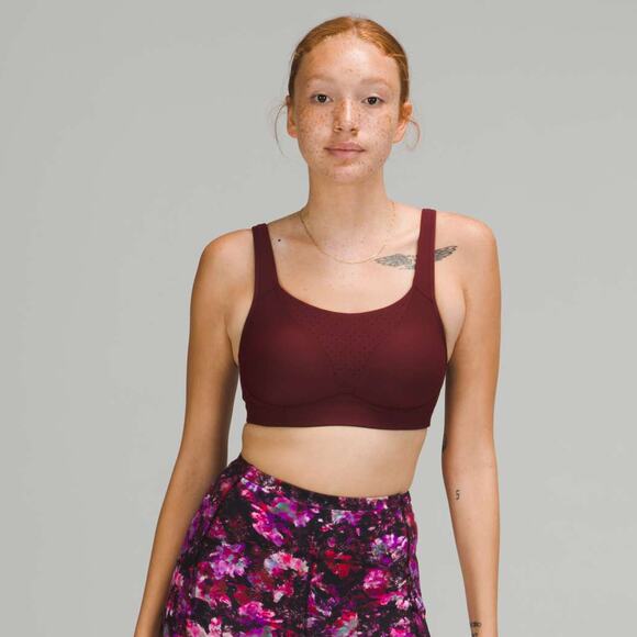 lululemon athletica Other - LULULEMON Run Times Bra *High Support, B–E Cups Red Merlot